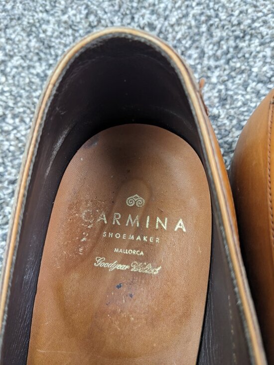 Carmina Cordovan Monk Strap Loafers Simpson Tanned Calf Goodyear Mens 11.5 80180 main image 6